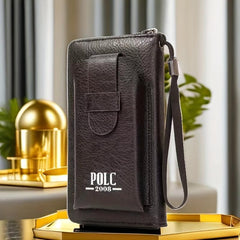 Men's Long Wallet Handbag Card Holder Wallet Large Capacity Card Bag
