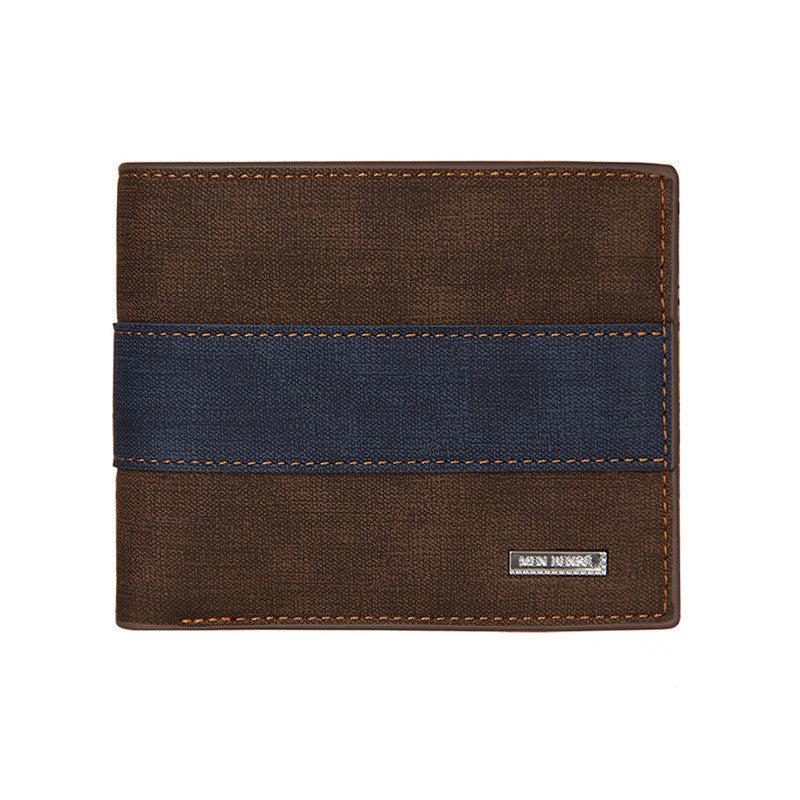 Men's Short Matte Wallet with Card Slot