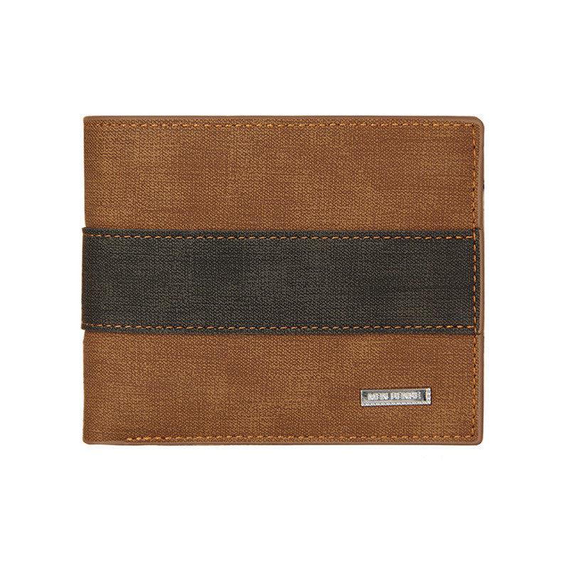 Men's Short Matte Wallet with Card Slot