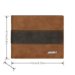 Men's Short Matte Wallet with Card Slot