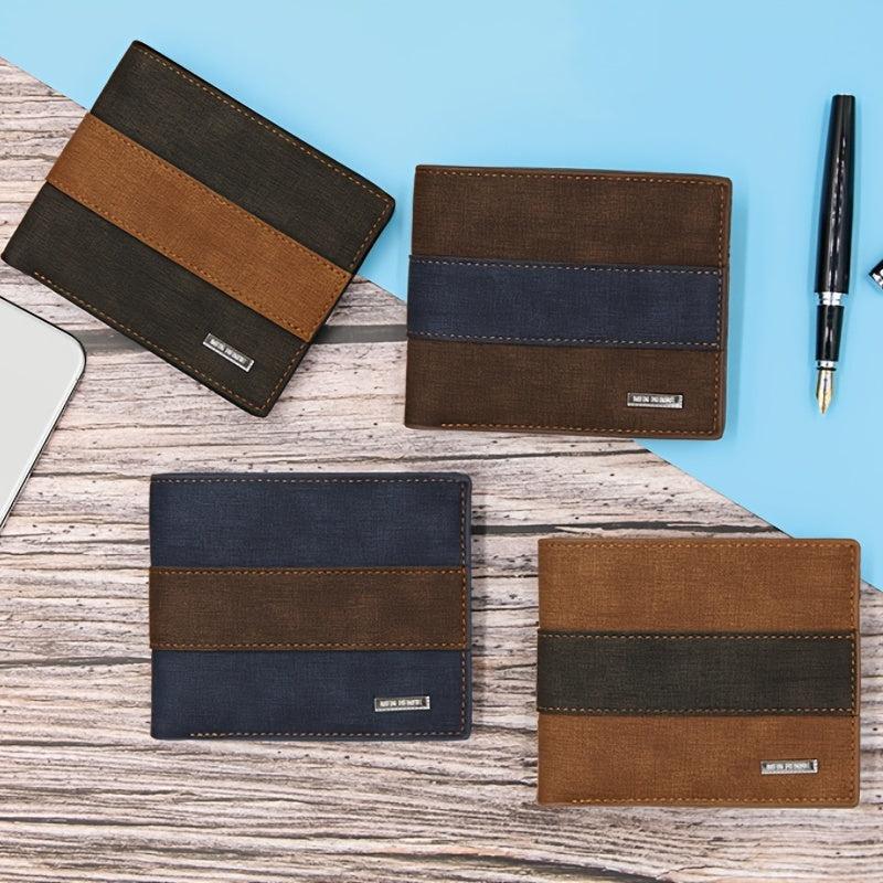 Men's Short Matte Wallet with Card Slot