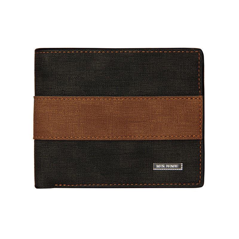 Men's Short Matte Wallet with Card Slot