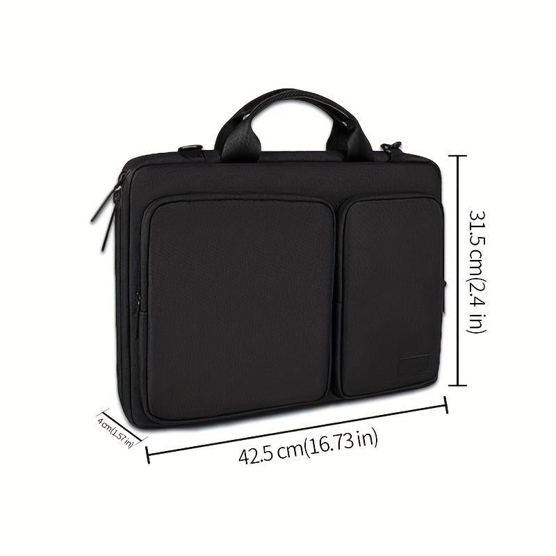 Solid Laptop Bag Briefcase for Business Trip Office Document File Bag