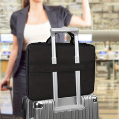 Solid Laptop Bag Briefcase for Business Trip Office Document File Bag