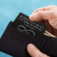 Personalized Wallet Insert for Husband or Boyfriend