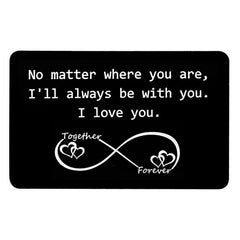 Personalized Wallet Insert for Husband or Boyfriend