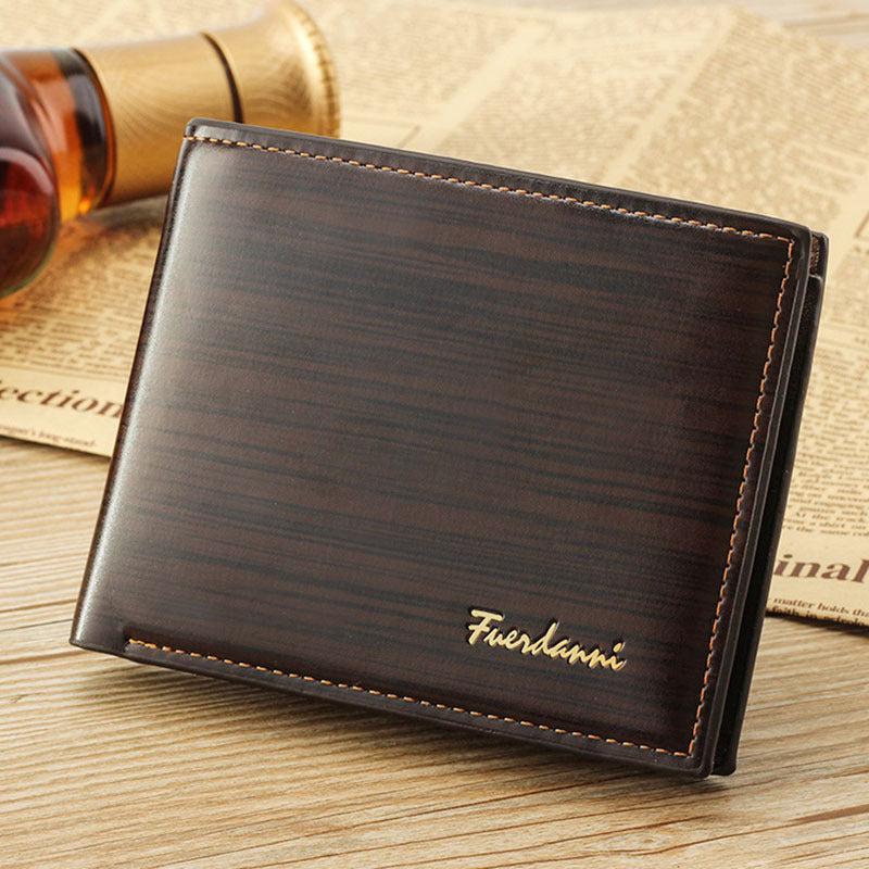 Men's Vintage PU Leather Wallet Multifunction