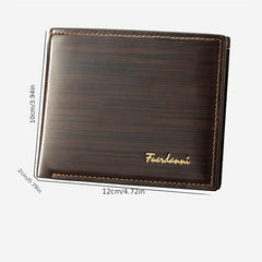 Men's Vintage PU Leather Wallet Multifunction