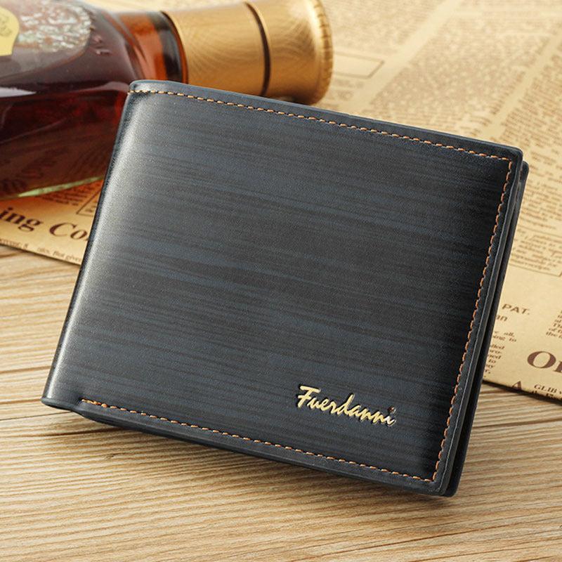 Men's Vintage PU Leather Wallet Multifunction