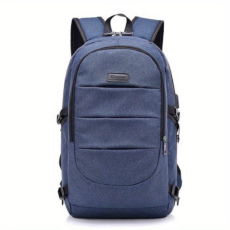 Large Capacity USB Charging Port Backpack for Business Travel Laptop Bag