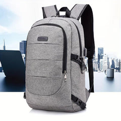 Large Capacity USB Charging Port Backpack for Business Travel Laptop Bag