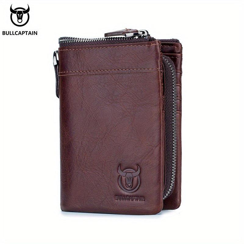 Leather Men's Wallet Retro Large Capacity Card Driver's Wallet