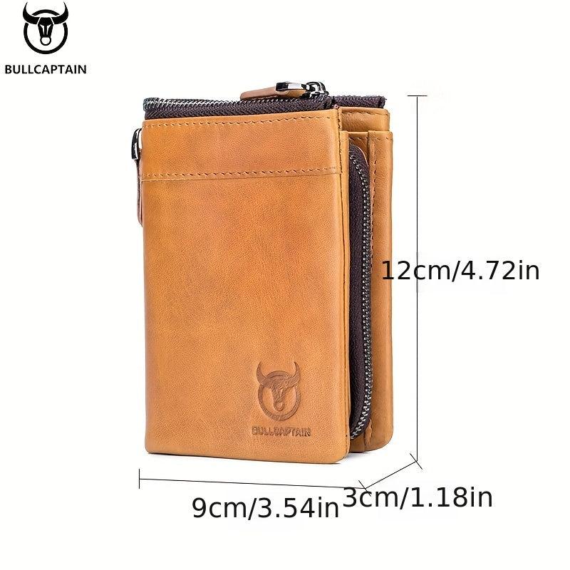 Leather Men's Wallet Retro Large Capacity Card Driver's Wallet