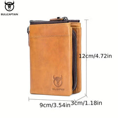 Leather Men's Wallet Retro Large Capacity Card Driver's Wallet