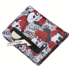 Rose Bone Wallet Couple Coin Bag Wallet Love And Life Wallet Men's Lover Wallet