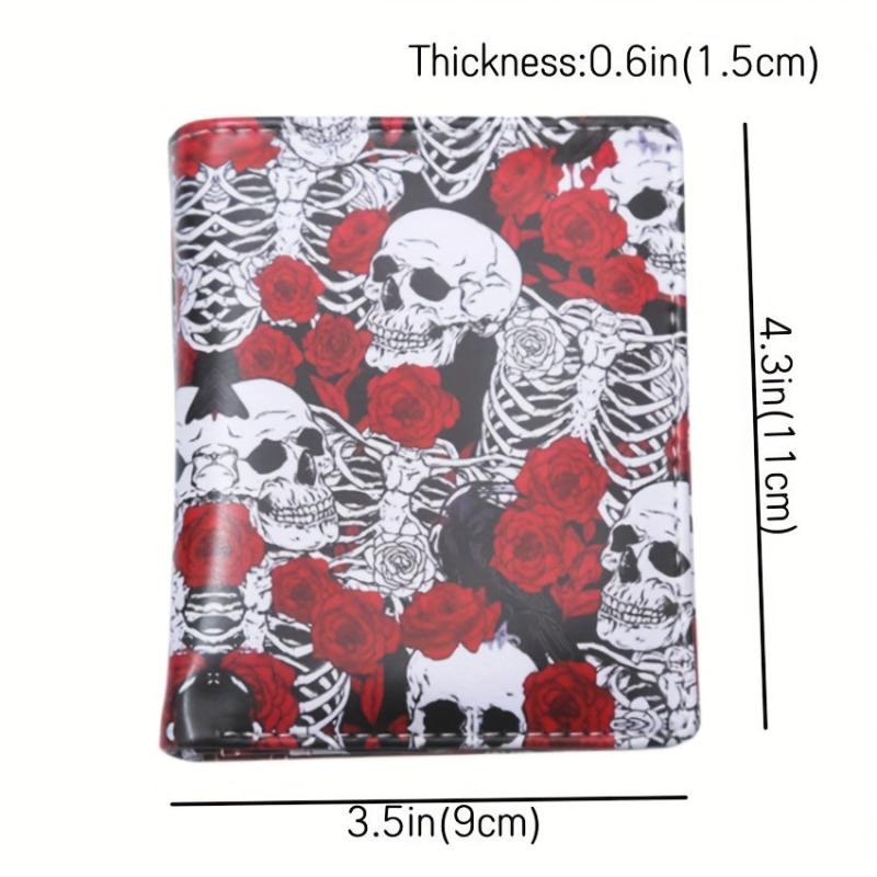 Rose Bone Wallet Couple Coin Bag Wallet Love And Life Wallet Men's Lover Wallet