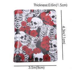 Rose Bone Wallet Couple Coin Bag Wallet Love And Life Wallet Men's Lover Wallet
