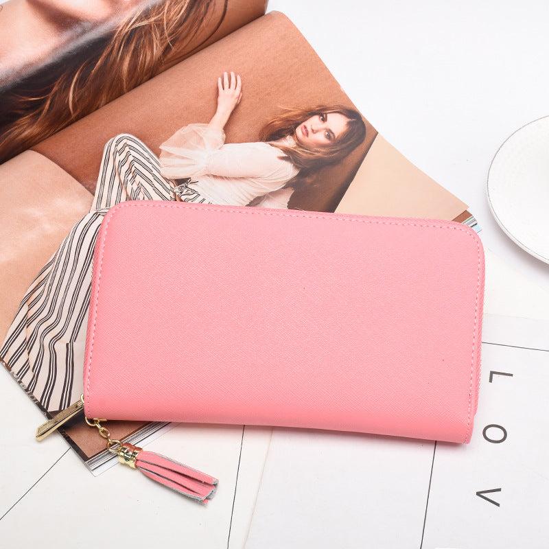 Leather Men's Wallet Card Bag Rfid Large Capacity Long Bag