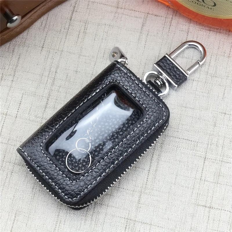 Car Key Zipper Case with Metal Hook