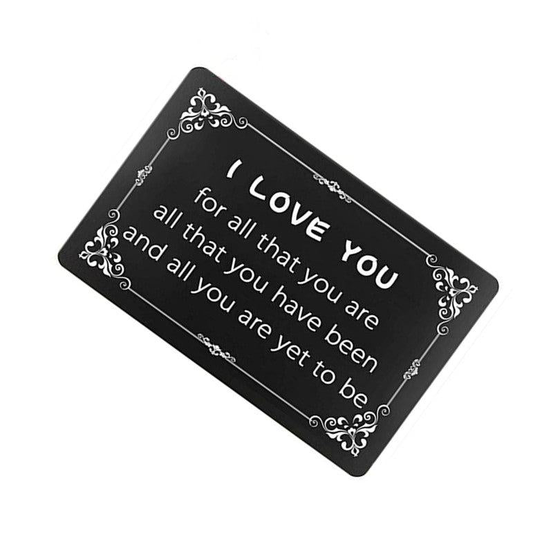 Casual Note Wallet Insert Gift For Boyfriend Girlfriend Husband Wife
