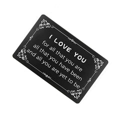 Casual Note Wallet Insert Gift For Boyfriend Girlfriend Husband Wife
