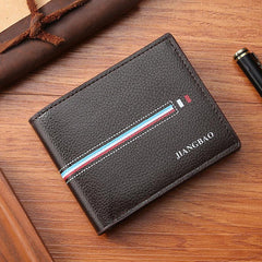 Men's Short Wallet with Money Clip