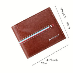 Men's Short Wallet with Money Clip