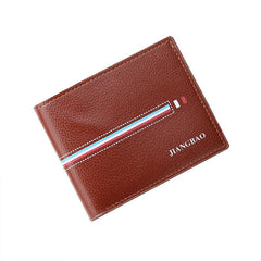 Men's Short Wallet with Money Clip