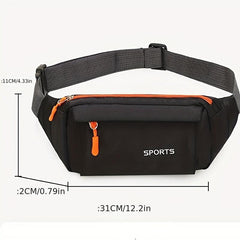 Men's Waist Bag Fanny Pack Phone Pouch Chest Bag for Gym Travel
