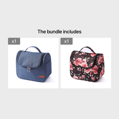 Large Capacity Travel Toiletries Makeup Bag with Hook
