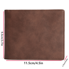 Men's Vintage Leather Wallet Money Clip Father's Gift