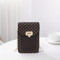 Plaid Mobile Phone Bag Ladies Coin Purse