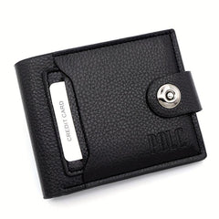 Men's PU Leather Wallet With Card Slots Gift For Men Father's Gift