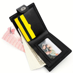Men's PU Leather Wallet With Card Slots Gift For Men Father's Gift