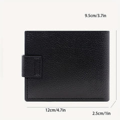 Men's PU Leather Wallet With Card Slots Gift For Men Father's Gift