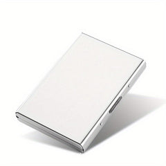 Metal Card Holder Men's Stainless Steel Anti Theft Card Box