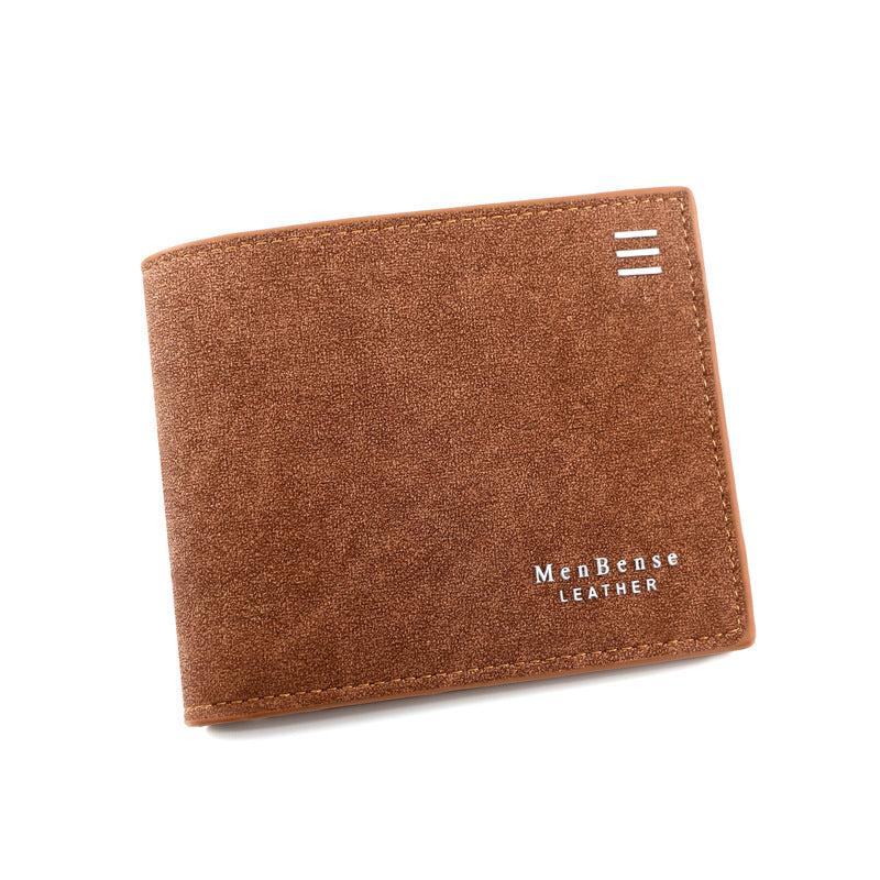 Men's PU Leather Bifold Wallet with Card Slots