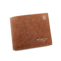 Men's PU Leather Bifold Wallet with Card Slots