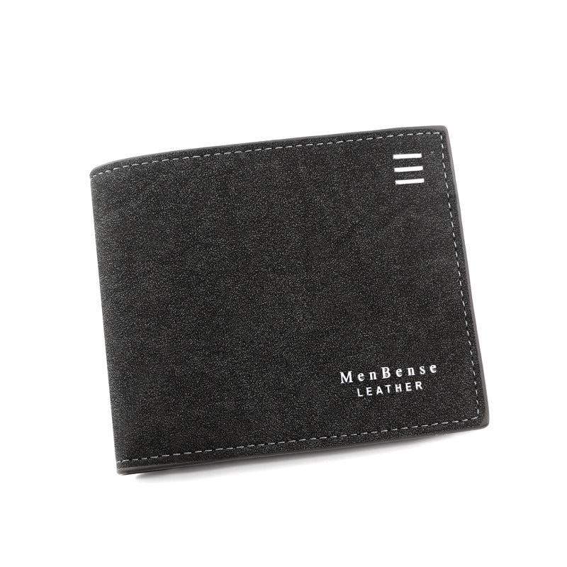 Men's PU Leather Bifold Wallet with Card Slots