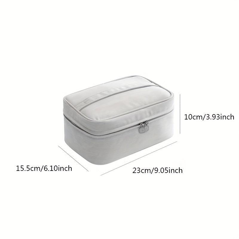Minimalist Makeup Bag Zipper Portable Cosmetic Travel Toiletry Wash Bag