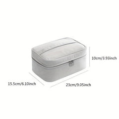 Minimalist Makeup Bag Zipper Portable Cosmetic Travel Toiletry Wash Bag
