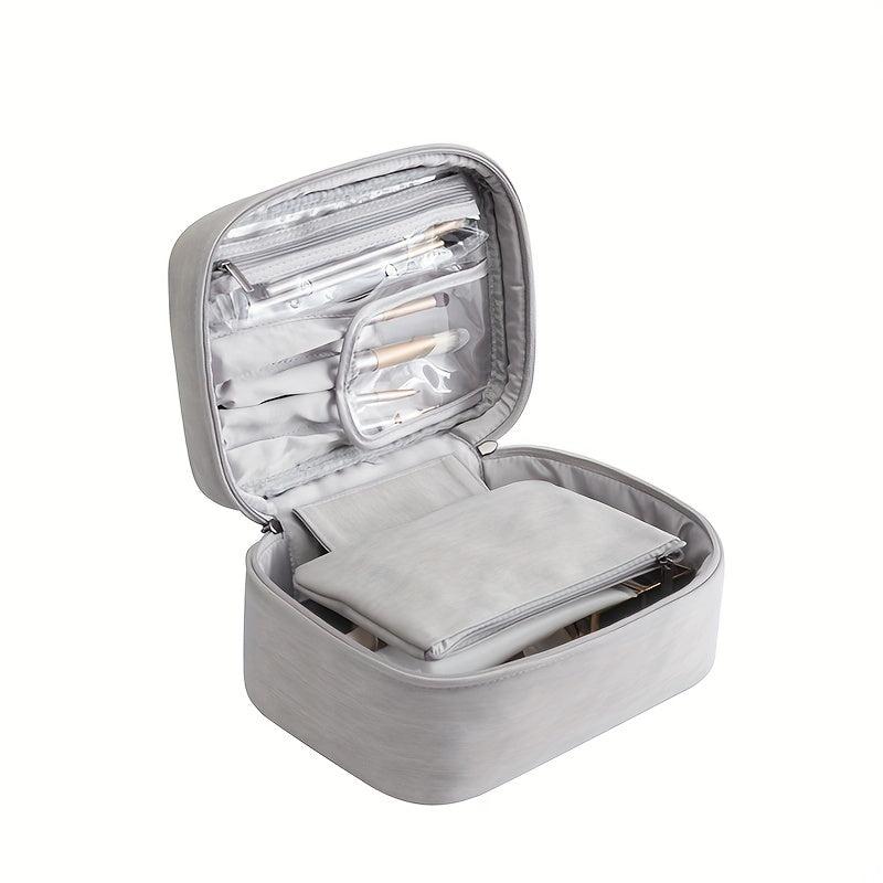 Minimalist Makeup Bag Zipper Portable Cosmetic Travel Toiletry Wash Bag