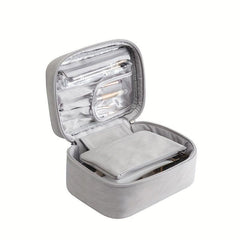 Minimalist Makeup Bag Zipper Portable Cosmetic Travel Toiletry Wash Bag