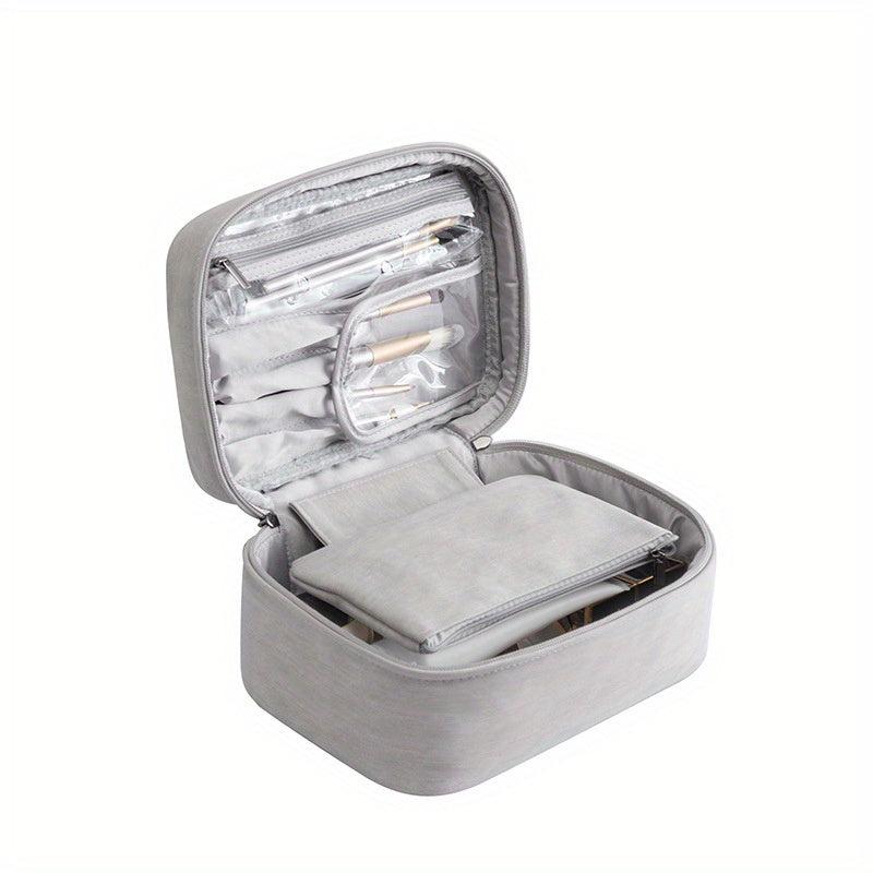 Minimalist Makeup Bag Zipper Portable Cosmetic Travel Toiletry Wash Bag
