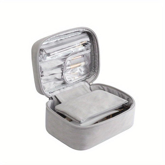 Minimalist Makeup Bag Zipper Portable Cosmetic Travel Toiletry Wash Bag