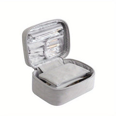 Minimalist Makeup Bag Zipper Portable Cosmetic Travel Toiletry Wash Bag