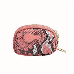 Men's Top Layer Cowhide Coin Purse with Double Zippers