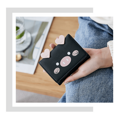 Coin Purse Money Clip Short Folding Wallet