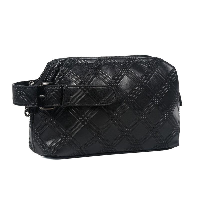 Men's PU Leather Clutch Bag Business Casual Small Bag
