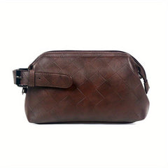 Men's PU Leather Clutch Bag Business Casual Small Bag